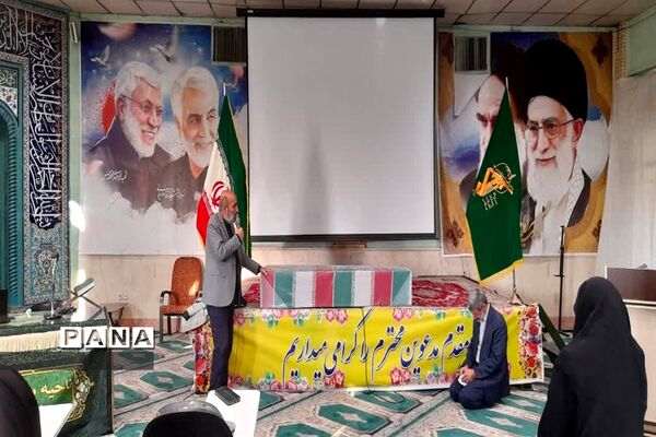 تجدید میثاق دانش‌آموزان منطقه ۲ با آرمان‌های شهدای ۸ سال دفاع مقدس در قالب کاروان راهیان نور