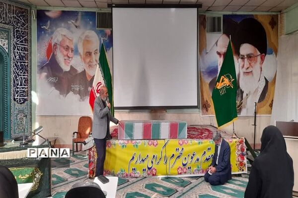 تجدید میثاق دانش‌آموزان منطقه ۲ با آرمان‌های شهدای ۸ سال دفاع مقدس در قالب کاروان راهیان نور
