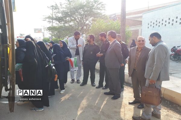 اعزام  دانش‌آموزان شادگانی به اردوی راهیان نور