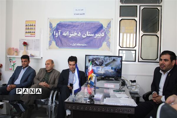 بازدید مدیرسازمان دانش‌آموزی استان لرستان از مدارس شهرستان کوهدشت