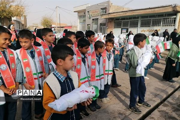 تجمع مردم شهرستان بام و صفی آباد در محکومیت جنایات رژیم صهیونیستی