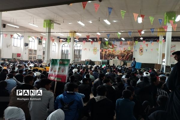 اجتماع مردم سربیشه در حمایت از کودکان غزه