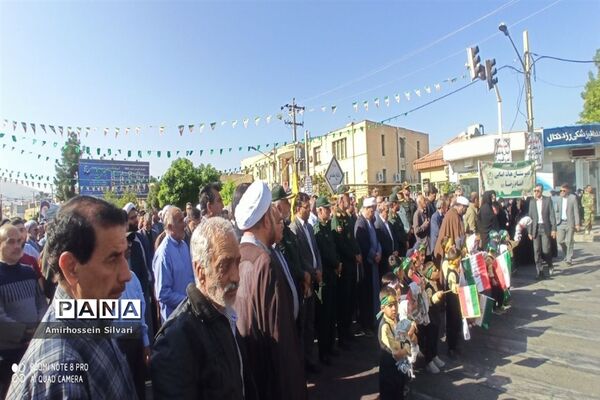 راهپیمایی مردم جهرم در حمایت از کودکان مظلوم غزه