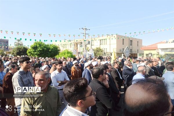 راهپیمایی مردم جهرم در حمایت از کودکان مظلوم غزه