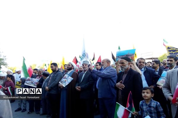 مردم خراسان جنوبی  کشتار کودکان غزه را محکوم کردند