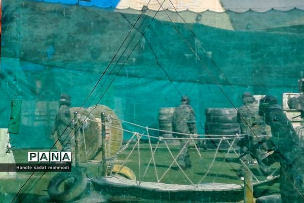 اردوی دانش‌آموزان مدرسه نوین آفرین رودهن در مجموعه پینت ‌بال ورزشگاه آزادی تهران