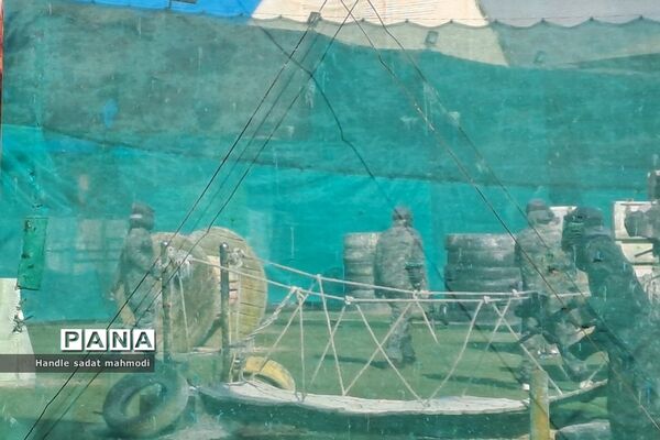 اردوی دانش‌آموزان مدرسه نوین آفرین رودهن در مجموعه پینت ‌بال ورزشگاه آزادی تهران