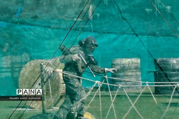 اردوی دانش‌آموزان مدرسه نوین آفرین رودهن در مجموعه پینت ‌بال ورزشگاه آزادی تهران