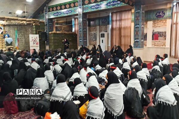 آیین بدرقه اردوی دانش‌آموزی راهیان نور شهرستان ملارد