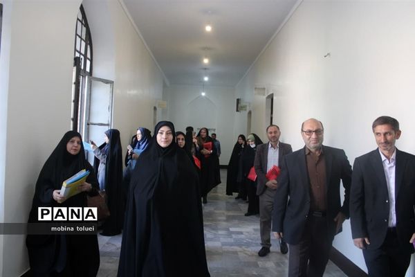 بازدید مدیران ناحیه یک بهارستان از دبیرستان ماندگار البرز