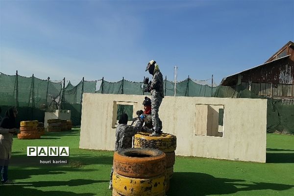 مسابقات پینت‌بال دانش ‌آموزان هنرستان بصیرت