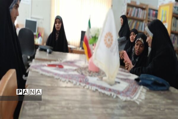 بازید بسیجیان جزیره هرمز از کتابخانه عمومی