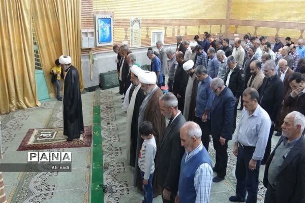 برگزاری نماز عبادی سیاسی جمعه و راهپیمایی حمایت از مردم مظلوم غزه در شهر جوادآباد