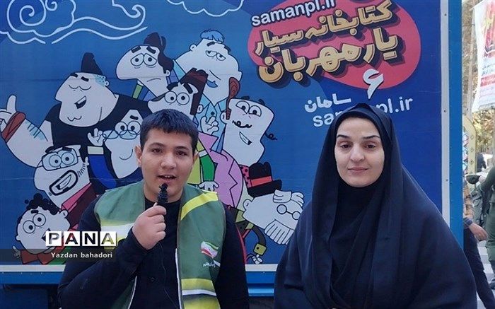 کتابخانه سیار یارمهربان در هجده روستای شهریار عضو دارد/فیلم