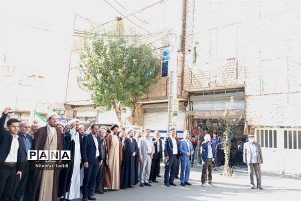 محکومیت رژیم صهیونسیتی اسرائیل توسط مردم ولایتمدار نصیرشهر