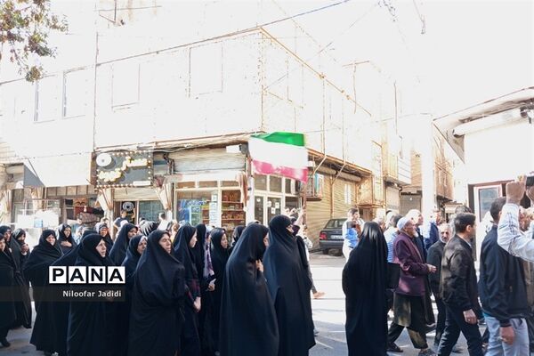 محکومیت رژیم صهیونسیتی اسرائیل توسط مردم ولایتمدار نصیرشهر