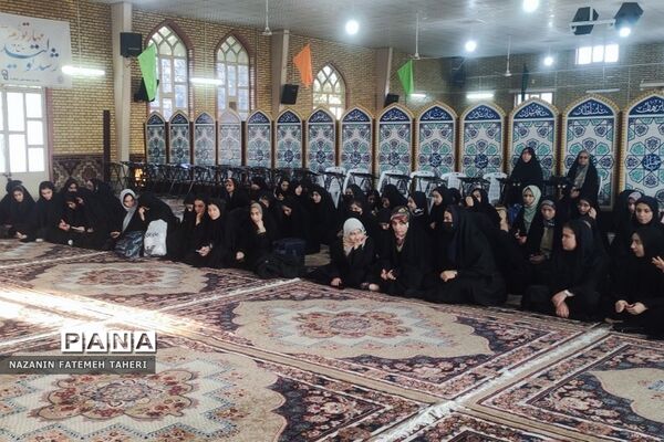 اعزام دانش‌آموزان دختر مدارس فشافویه به اردوی راهیان نور