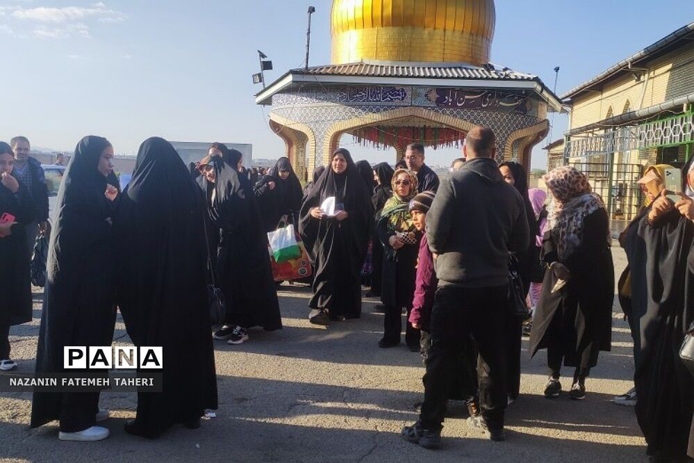 اعزام دانش‌آموزان دختر مدارس فشافویه به اردوی راهیان نور