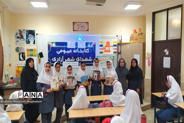 بزرگداشت هفته کتاب و کتابخوانی در آموزشگاه تمام تشکیلاتی عبادت اندیمشک