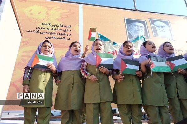 برگزاری راهپیمایی حمایت از مردم مظلوم غزه در بهبهان