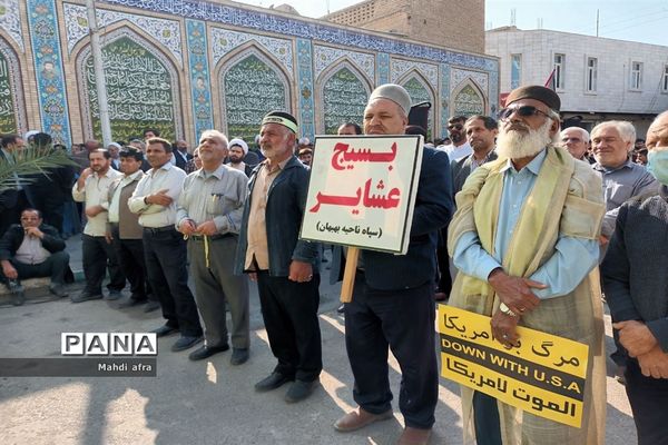 برگزاری راهپیمایی حمایت از مردم مظلوم غزه در بهبهان