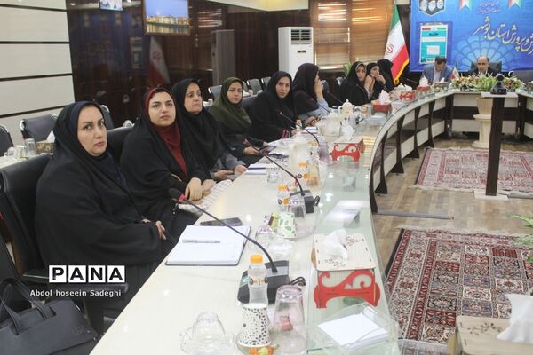 آیین افتتاحیه استقرار برنامه نظام دوری دوره اول ابتدایی ایران قوی مدرسه قوی  هم زمان با سراسر کشور در بوشهر