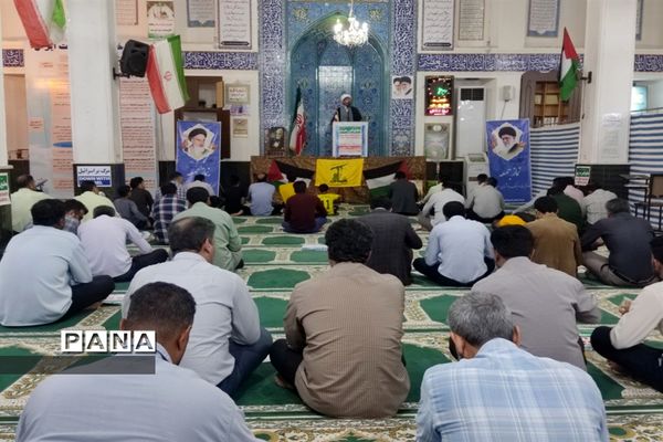 تجمع مردم ولایتمدار بوموسی در حمایت از کودکان مظلوم فلسطین