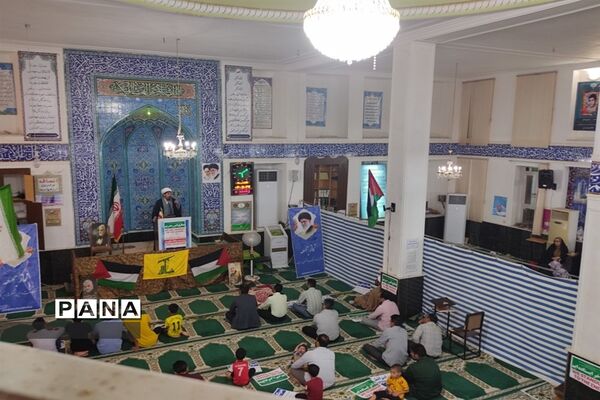تجمع مردم ولایتمدار بوموسی در حمایت از کودکان مظلوم فلسطین