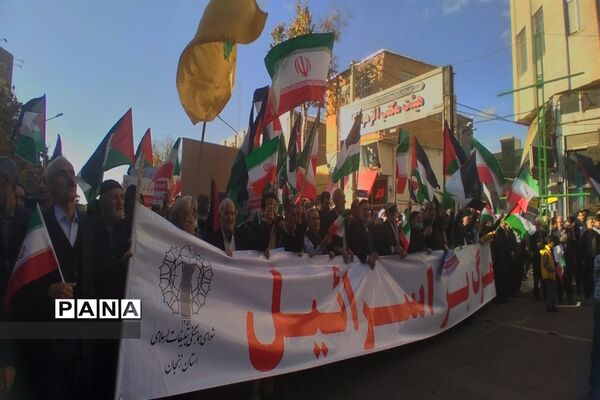 حمایت تمام آحاد مردم از فلسطین