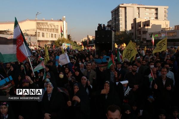 راهپیمایی در تهران برای حمایت از کودکان مظلوم غزه
