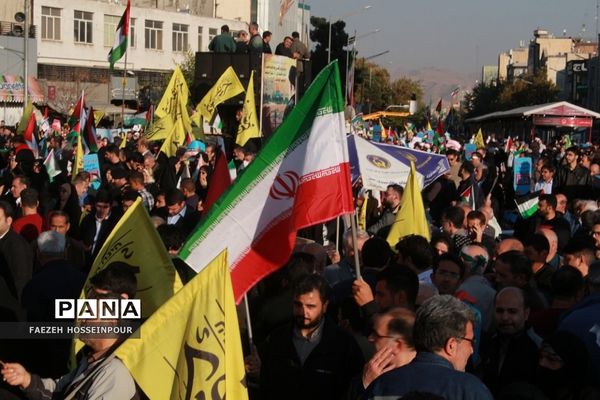 راهپیمایی در تهران برای حمایت از کودکان مظلوم غزه