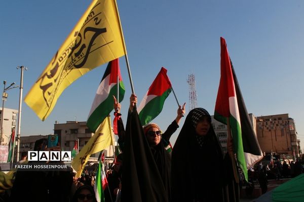 راهپیمایی در تهران برای حمایت از کودکان مظلوم غزه