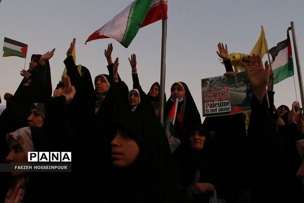 راهپیمایی در تهران برای حمایت از کودکان مظلوم غزه