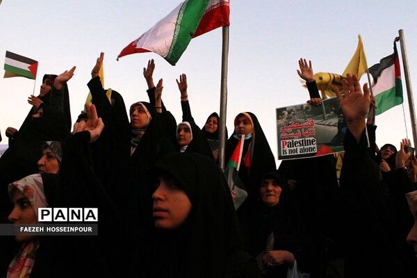 راهپیمایی در تهران برای حمایت از کودکان مظلوم غزه