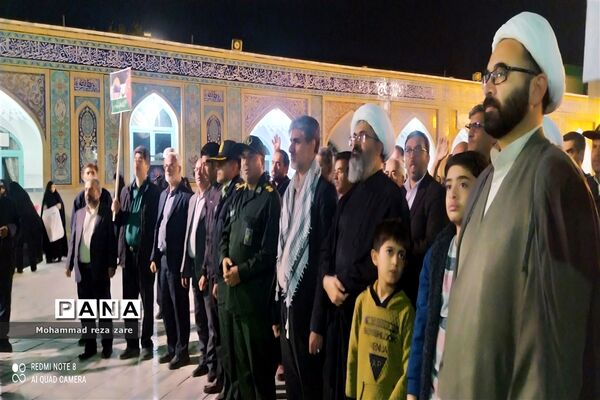 مراسم حمایت از مردم فلسطین در کاشمر