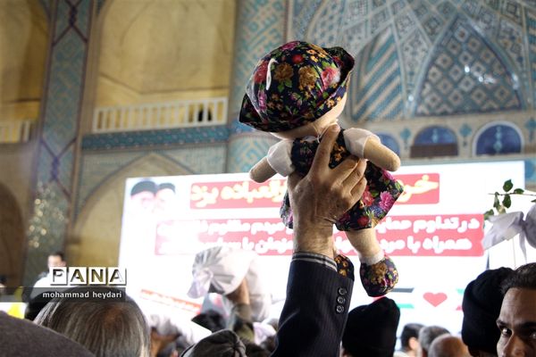 خروش مردم دارالعباده یزد در حمایت از کودکان فلسطینی