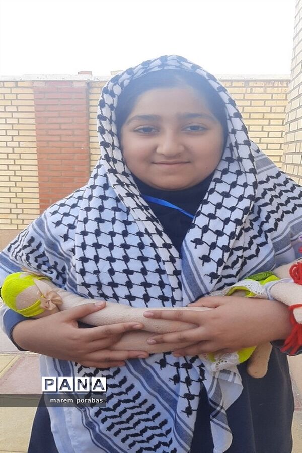 تجمع دانش‌آموزان شادگانی در حمایت از کودکان مظلوم غزه