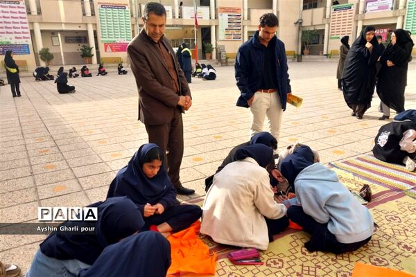 آیین افتتاحیه کانون یاریگران زندگی در دبیرستان دکتر علاالدین بهشتی۲  در ناحیه یک شیراز