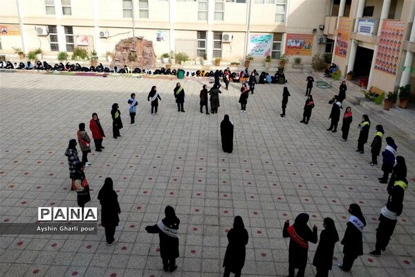 آیین افتتاحیه کانون یاریگران زندگی در دبیرستان دکتر علاالدین بهشتی۲  در ناحیه یک شیراز