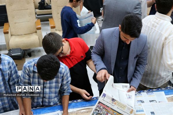 روز اول دوره آموزشی دانش‌آموز خبرنگاران پسر اهواز