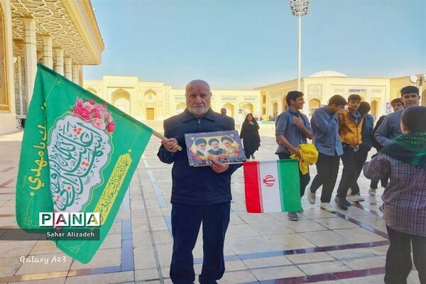 حضور پرشور دانش‌آموزان در حمایت از مردم فلسطین