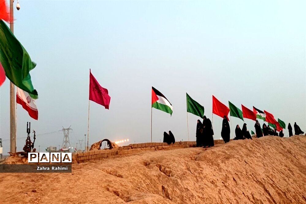 حضور دانش‌آموزان دختر محلاتی در اردوی راهیان نور