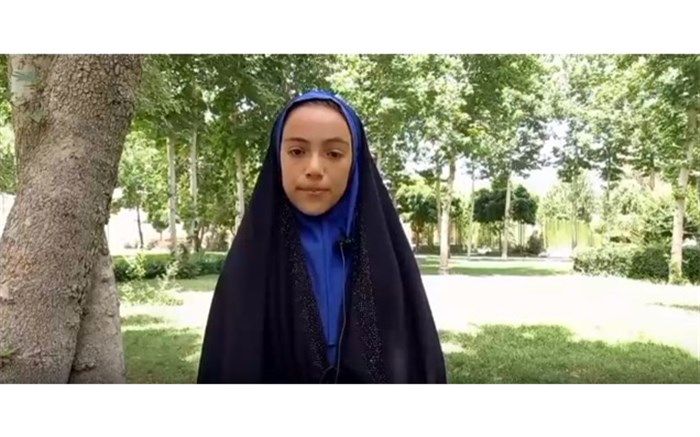 انتخاب دانش‌آموز خبرنگار پانای استان اصفهان در جشنواره ستارگان دختر/فیلم