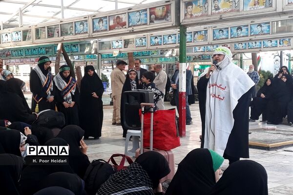 اعزام دانش‌آموزان ناحیه یک قم به اردوی راهیان نور