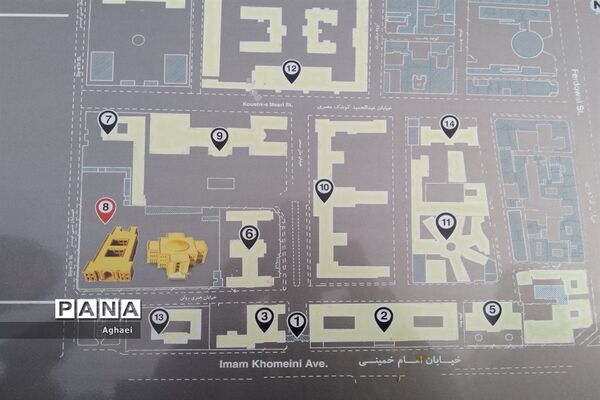 بازدید دانش‌آموزان علوم انسانی از موزه ایران باستان
