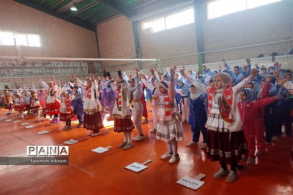 مراسم المپیاد ورزشی  در فاروج