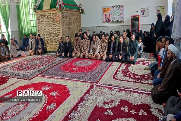 آیین عطرافشانی و غبارروبی آستان مقدس امامزاده نقی الهادی (ع)در شهرستان شیروان