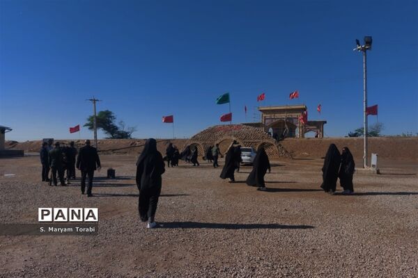 میزبانی شهدا در یادمان علقمه خرمشهر و قدمگاه شهدای غواص از نومعلمان فارس