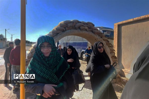 میزبانی شهدا در یادمان علقمه خرمشهر و قدمگاه شهدای غواص از نومعلمان فارس