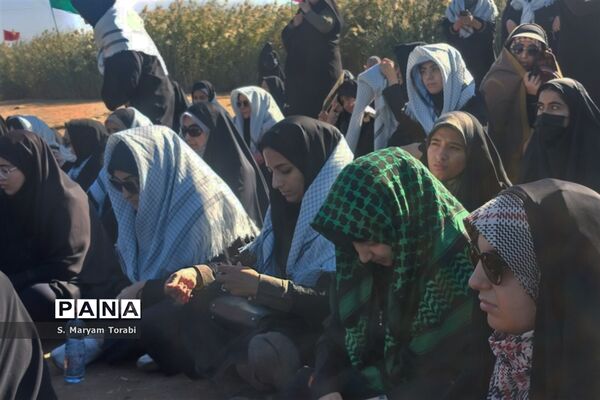 میزبانی شهدا در یادمان علقمه خرمشهر و قدمگاه شهدای غواص از نومعلمان فارس